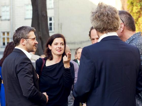 od lewej dyrektor ms - Jarosław Suchan i dyrektorka Museum Abteiberg - Susanne Titz, fot. Anna Taraska-Pietrzak