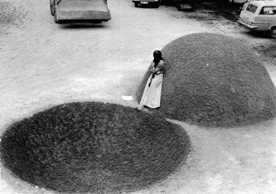 Teresa Murak, „Rzeźba dla Ziemi”, Ubbeboda, Szwecja, 1974