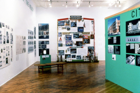 "City: Visions and Revisions" , installation detail, z cyklu "If You Lived Here", New York, 1989