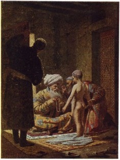 W. Wiereszczagin, Sprzedaż dziecka-niewolnika, (1870)