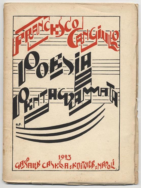 F. CANGIULLO, POESIA PENTAGRAMMATA (1923)