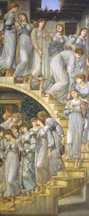 SIR EDWARD COLEY BURNE-JONES, „THE GOLDEN STAIRS”, 1880, © TATE