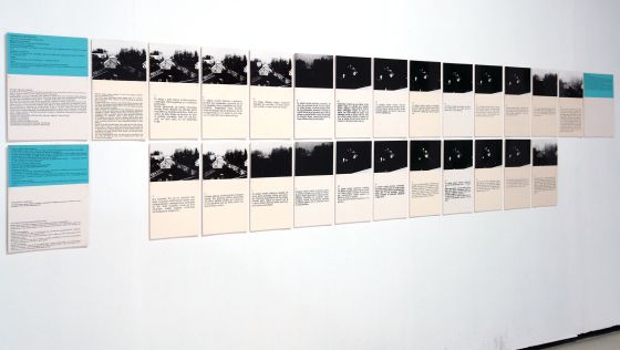 Jan Swidziński, "Mielnik 1981", fragment ekspozycji "Jan Świdziński. W moim kontekście", CSW Zamek Ujazdowski, Warszawa, 2010, f
