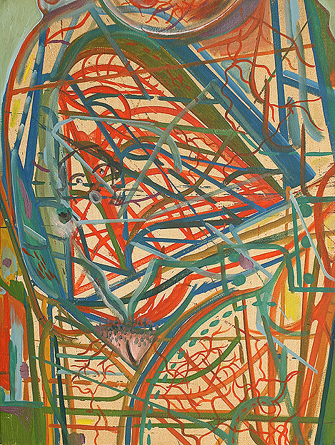 Jakub Julian Ziółkowski, „Bez tytułu”, 40 x 30 x 3,5 cm, olej, płótno, 2006.