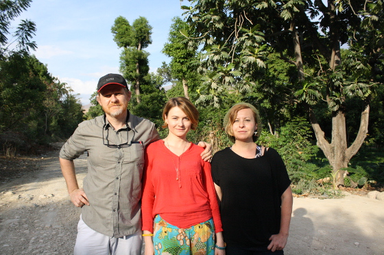 Autorzy projektu (od lewej): C.T. Jasper, Magdalena Moskalewicz, Joanna Malinowska. Fot.: Damas Porcena (Dams).