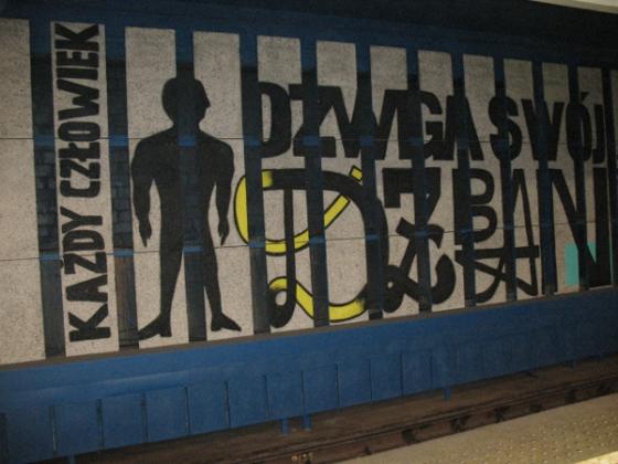 graffiti Miesto z grupy Vlepwnet, fot. Grzegorz Borkowski