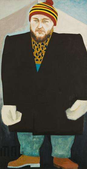 Ryszard Woźniak, Portret Ryśka Grzyba, 1984, MNK