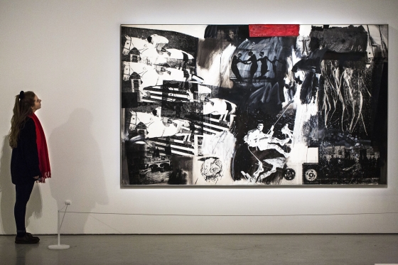Robert Rauschenberg, „Express”, (1963); fotografia z wystawy: Felix Clay 2013. Dzięki uprzejmości Barbican Art Gallery