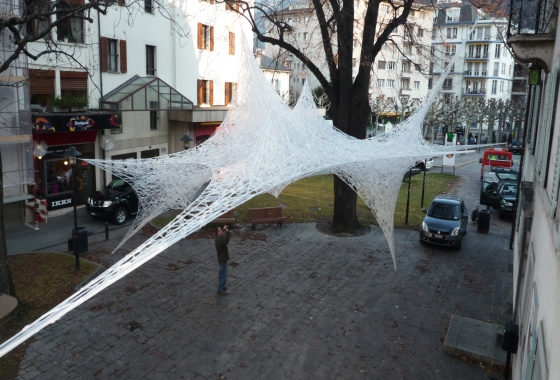Ludwika Ogorzelec, „Krystalizacja przestrzeni&quot;, Martygny, Szwajcaria 2011