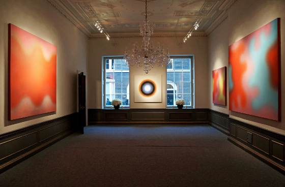 "Wojciech Fangor. Colour – Light – Space", 3 Grafton Street, Londyn; fot.: Marek Wołyński