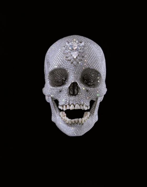Damien Hirst, For the Love of God, 2007, Platinum, diamonds and human teeth, © Damien Hirst. All rights reserved. DACS 2011. Pho