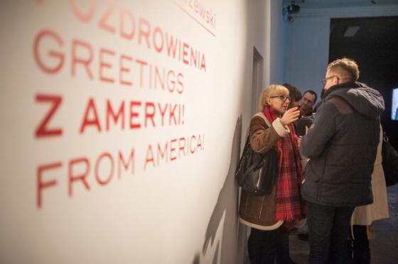 Otwarcie wystawy Karola Radziszewskiego, „Pozdrowienia z Ameryki!&quot;, fot.: Joanna Kurkowska