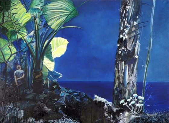 Katarzyna Celek, “Wyspa nieznana”, olej na płótnie, 160 x 120 cm, 2013