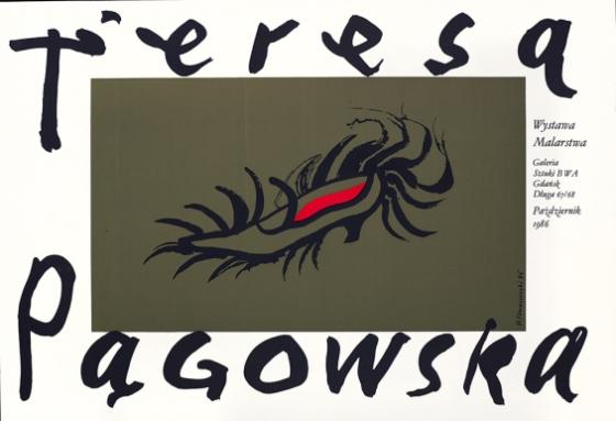 Henryk Tomaszewski, „Teresa Pągowska, wystawa malarstwa”, Galeria Sztuki BWA, Gdańsk 1986, 1986. Dzięki uprzejmości Filipa Pągow