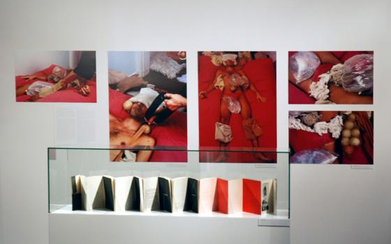 L. Clark, na pierwszym planie Książka dzieła sztuki, 1964-83 oraz Autostrukturyzacja – obiekty relacyjne, 1977, fot. A. Mazur
