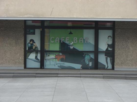 Paulina Ołowska, Café Bar (mural, 2011), fot. D. Kuryłek