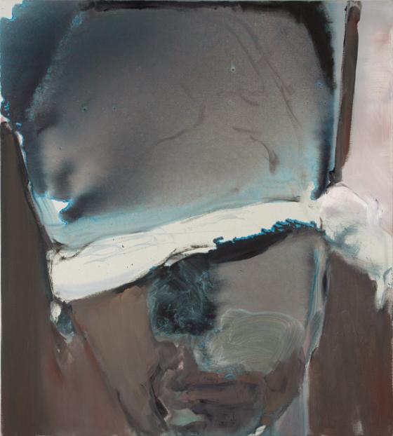Marlene Dumas The Blindfolded Man, 2007 Oil on canvas 39 3/8 x 35 7/16 in. Rachofsky Collection. Promised gift to the Dallas Mus