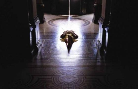 SUICIDE IN A MUSEUM, 2007, C-PRINT 240CM X 360CM, OBIEKT, DŹWIĘK