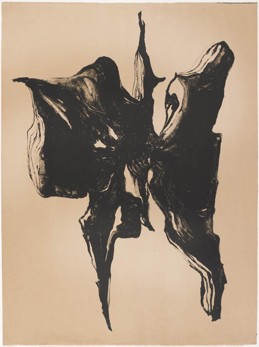 Alina Szapocznikow, Bez tytułu, 1961, litografia na papierze, fot. (c) Centre Pompidou, P. Migeat, Dist. RMN-GP (c) Adagp, Paris