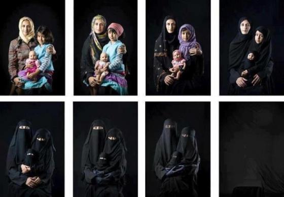 Boushra Almutawakel, Hijab Series: Mother, daugther & doll