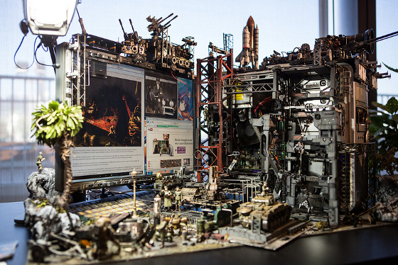 Hiroto Ikeuchi, „Desktop-Diorama Fanatsy”, fot. Tom Mesic