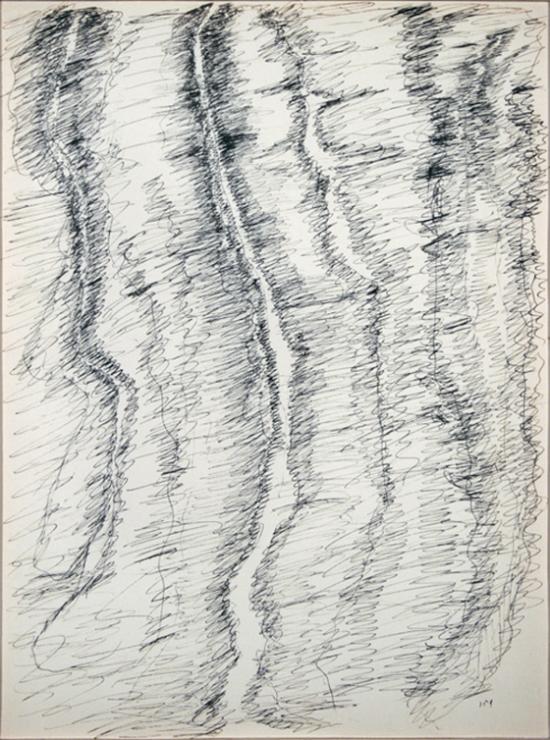 Henri Michaux, Bez tytułu (rysunek meskalinowy), 1955