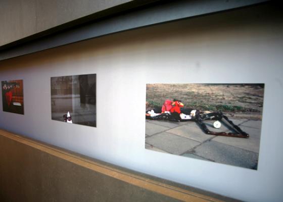 Paweł Duczmal, Bez tytułu, 2008, Bez tytułu, 2007, Bez tytułu, 2006, fotografia na pcv, 76 x 51 cm, Foto: Fundacja No Local