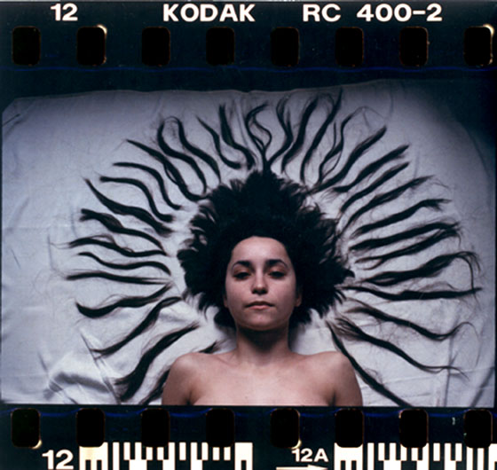Anna Konik, Moje włosy (fragment), 1998, fotokolaż