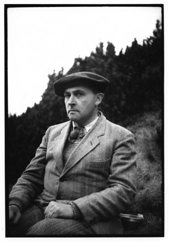 Stanisław Ignacy Witkiewicz w Tatrach, fot. Józef Głogowski, pierwsza połowa lat 30.