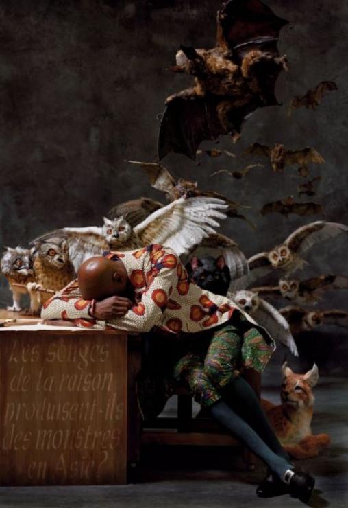 Yinka Shonibare MBE, "The Sleep of Reason (Asia)", 2008, © Artist Dzięki uprzejmości James Cohan Gallery, NewYork Shanghai