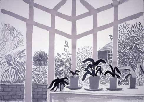 David Hockney, Conservatory, Bridlington, 2003, ANNELY JUDA