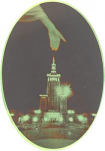 Georgia Krawiec, "A ósmego dnia", fotomontaż otworkowy na papierze bromo-srebrowym, tonowany 2004, fot. MHF Kraków